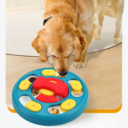 Interactive Puzzle Feeder - Slow Eating IQ Booster for Dogs