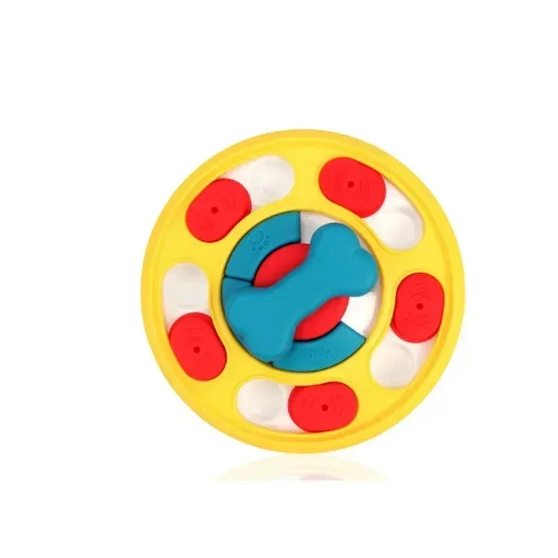 Interactive Puzzle Feeder - Slow Eating IQ Booster for Dogs