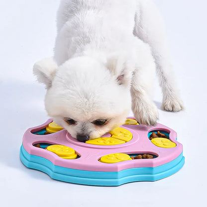 Interactive Puzzle Feeder - Slow Eating IQ Booster for Dogs