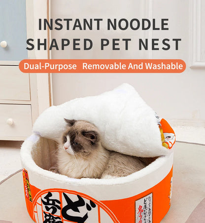 Instant Noodle Pet Bed - Super Large Cozy Nest