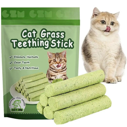 Cat Grass Sticks - Teeth Cleaning Chews
