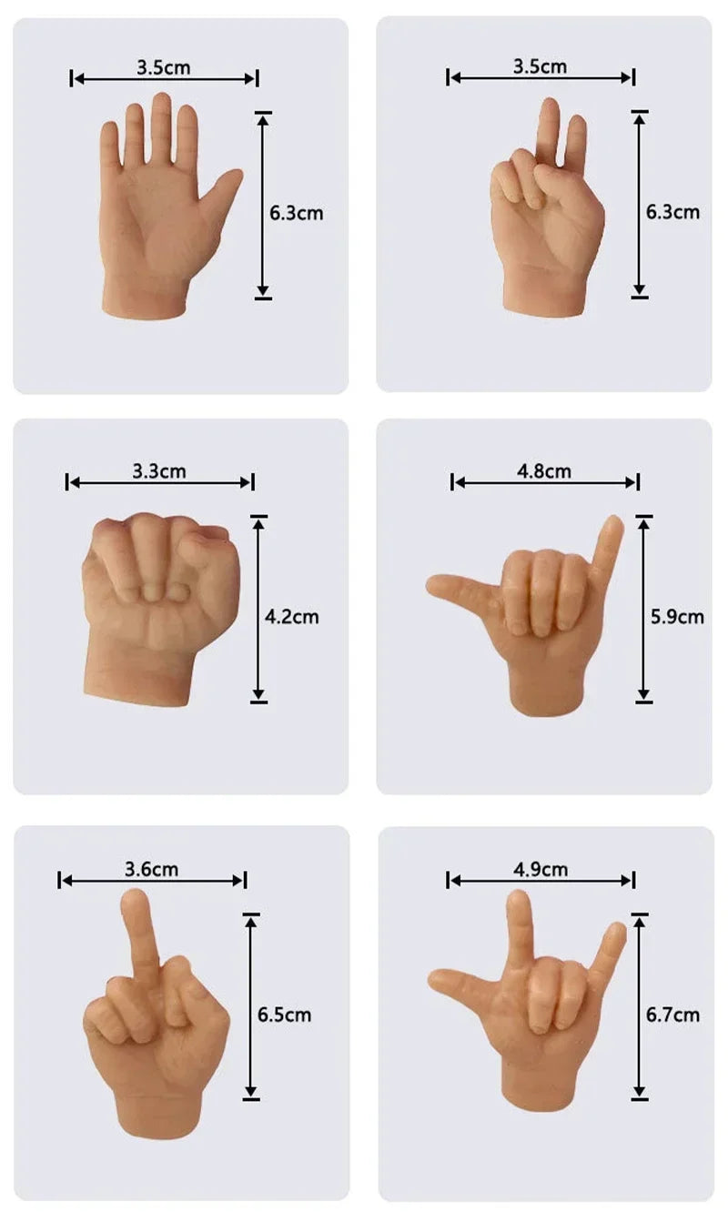 Funny Fake Hand Accessory – Finger Gloves