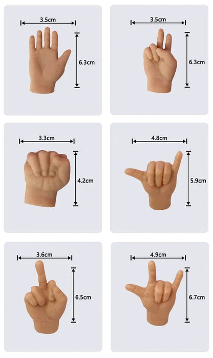 Funny Fake Hand Accessory – Finger Gloves