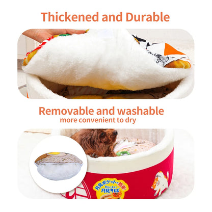 Instant Noodle Pet Bed - Super Large Cozy Nest